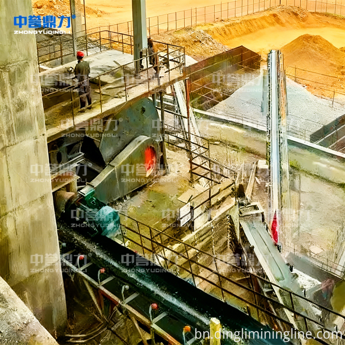 Calcite Crushing Screening Plant